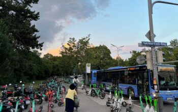E-Scooter am Olympiapark