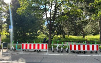 E-Scooter-Abstellzone