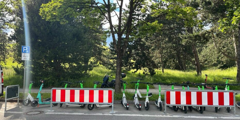 E-Scooter-Abstellzone