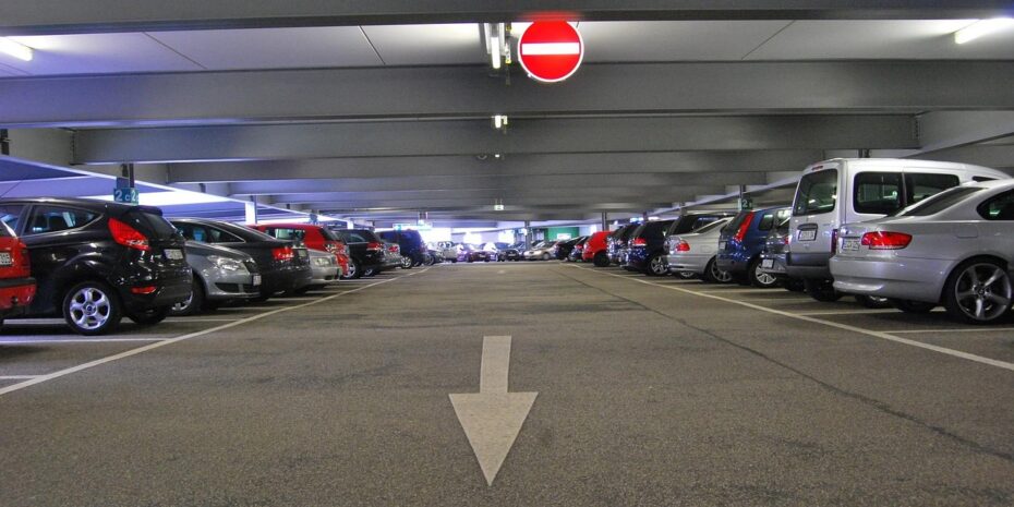 Eine Tiefgarage