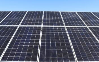 Aufnahme einer Photovoltaik-Anlage