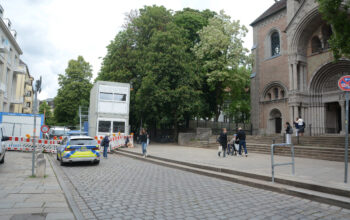 Aufnahme von der St-Anna-Straße in München